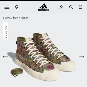 Adidas Nizza Floral Men High Top Shoe
